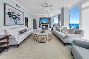 Condo, Multiple Beds (Sterling Reef 301) | Living area - Sterling Reef 301 (Panama City Beach)