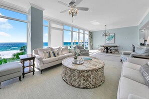 Condo, Multiple Beds (Sterling Reef 301) | Living area - Sterling Reef 301 (Panama City Beach)