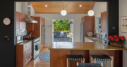 Modern Retreat with Vaulted Wood Ceilings & Private Outdoor Space