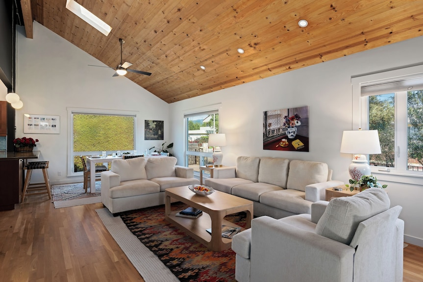 Modern Retreat With Vaulted Wood Ceilings & Private Outdoor Space - Carpintería, CA
