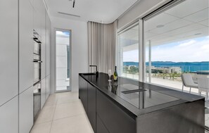 Fridge, microwave, oven, stovetop - Stunning home in Ugljan with private swimming pool, can be inside or outside (Ugljan)