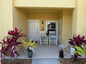 Terrace/patio - PUNTA GORDA GOLF COURSE CONDO 2-bedroom; 2 bathroom; den; gr fl; NEW LISTING (Punta Gorda)
