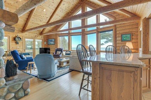 On-Site Trails & Private Beach! Lake Huron Retreat