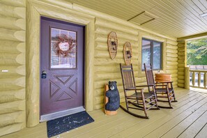 Terrace/patio - On-Site Trails & Private Beach! Lake Huron Retreat (Harrisville)