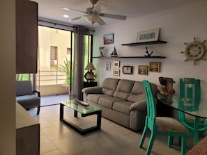 Apartment, Balcony | Living area - Apto El Cabrero Edif Manzanillo del Mar (Cartagena)