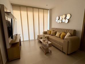 Living area - Refugio Amplio y Cómodo Baía Kristal-Apto
BIBIANA-KABO 1 -APTO 2 I (Cartagena de Indias)