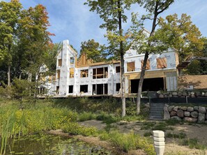 Exterior - Gorgeous, new 6 bedroom home on beautiful Lake Sylvia. (South Haven)