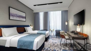 Habitación estándar, 2 camas individuales | Ropa de cama de alta calidad, edredón y camas con efecto memoria