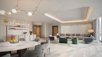 Presidential Suite, 1 Single Bed | Premium bedding, down duvets, pillow-top beds, free minibar