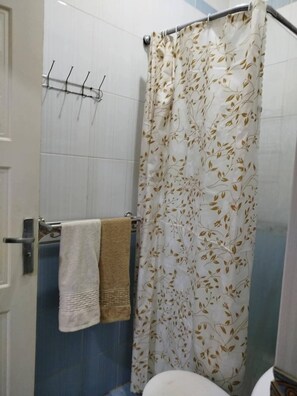 Shower, towels, toilet paper - Marvelous 2-bedroom apartment with AC in Red Sea Governorate (Red Sea Governorate)