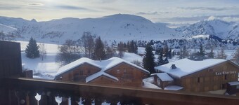 T2 apartment at the foot of the slopes, breathtaking view, close to all amenities