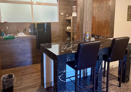 Private kitchen. Suite 4 of Downtown Cuauhtemoc, Chihuahua