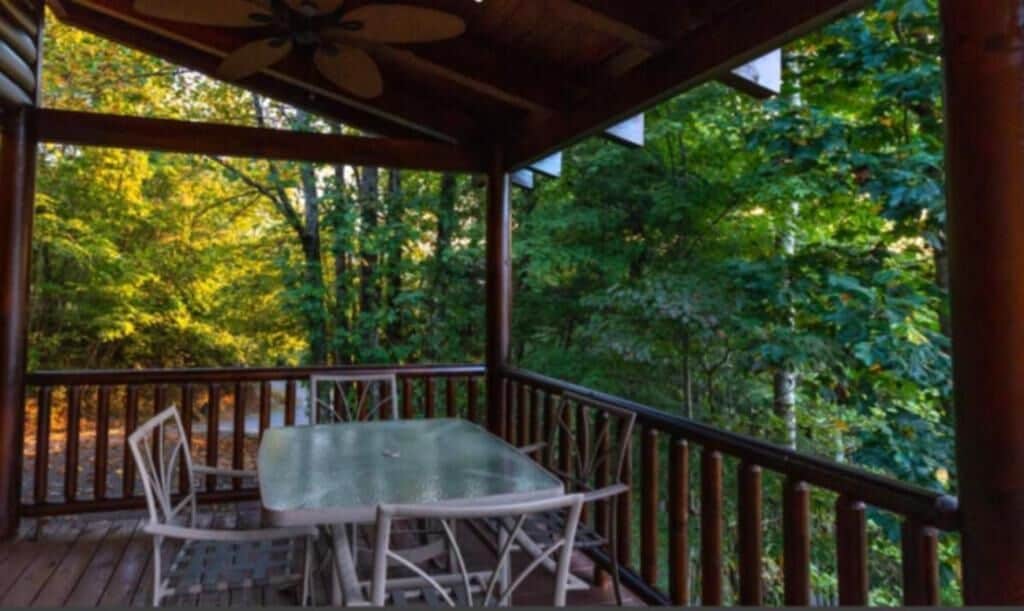 奢華小屋, 山景 | 室外用餐