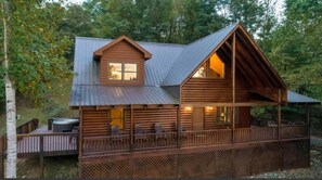 Luxury-Ferienhütte, Bergblick | Außenbereich