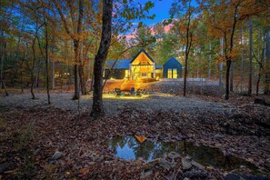 Exterior - Luxury Designer Home on a Creek + Hot Tub | NEW! (Broken Bow)