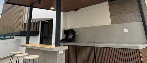 Terrasse sur le toit