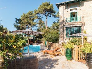 A heated pool - VILLA L'ARGENTINE - for 13 people - heated swimming pool, sauna and jacuzzi (Lège-Cap-Ferret)