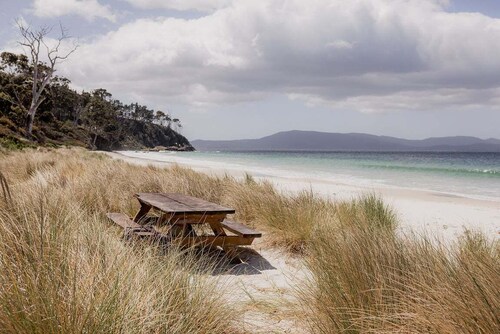 The Beach Box at Big Roaring Beach Tasmania