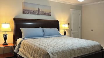 4 dormitorios, tabla de planchar con plancha, wifi y ropa de cama