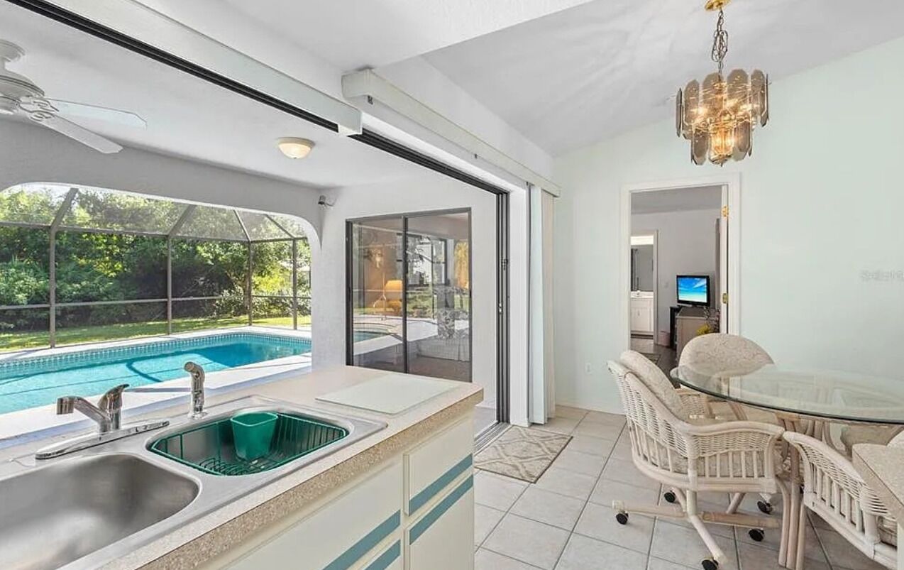 Piscine extérieure, piscine chauffée