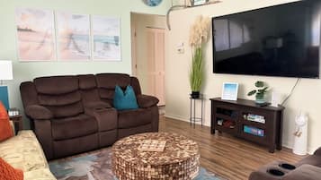 Smart TV, video games, books, music library