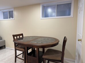 Dining - Luxury Walkout Basement Apartment with patio (Guelph)