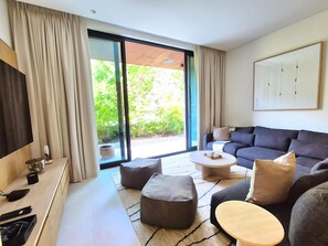 Living area - Naya Punta Mita, Ground Floor, Private Pool, Spa, Fitness Center, Beach Club (Bahia de Banderas)