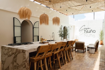 Oasis with Swimming Pool in the Heart of Oaxaca