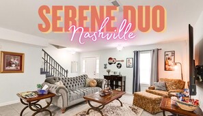Phillips 102 & 103 COMBO - 2 Calm Units • Perfect for Groups • with Parking (Nashville)