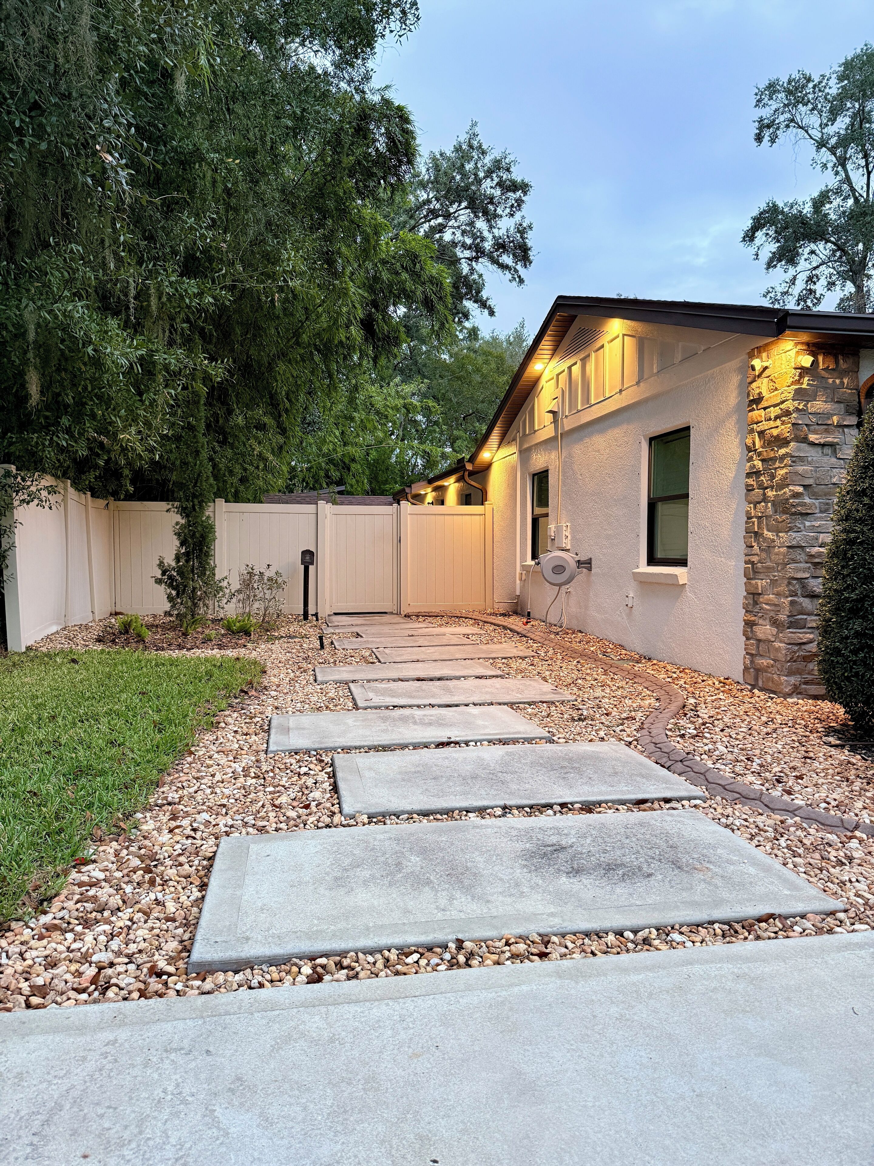 Enceinte de l’hébergement