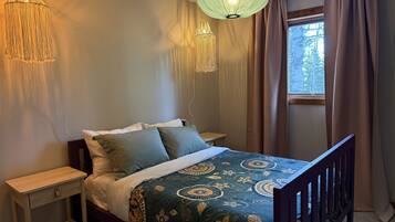 Desk, WiFi, bed sheets