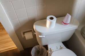 Hair dryer, towels, soap, toilet paper - Pleasant 2-bedroom house with AC in Fort Myers (Fort Myers)