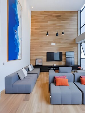 Living area - Homeco - Conforto na Esqui Praia (Niteroi)