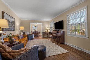 TV, fireplace - 3-bedroom Furnished One-level home in beautiful Travelers Rest-Mountain views (Travelers Rest)