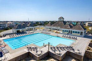 Pool - Sunnyside Up: Oceanfront, Hot Tub, Great Ocean Views (Nags Head)