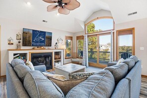 TV - Barefoot Crab | 1,600 ft to the beach | Private Pool, Hot Tub, and Dog Friendly (Corolla)