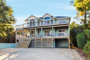 Exterior - Barefoot Crab | 1,600 ft to the beach | Private Pool, Hot Tub, and Dog Friendly (Corolla)