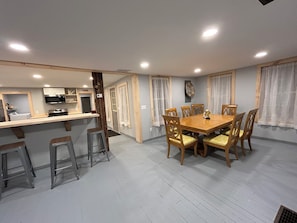 Dining - Newly Renovated Sprawling 3 BR farmhouse in Jamaica on the river with 30 acres (Jamaica)