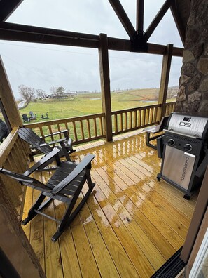 Terrace/patio - Cozy 2-bedroom cabin in beautiful Annville with AC (Annville)