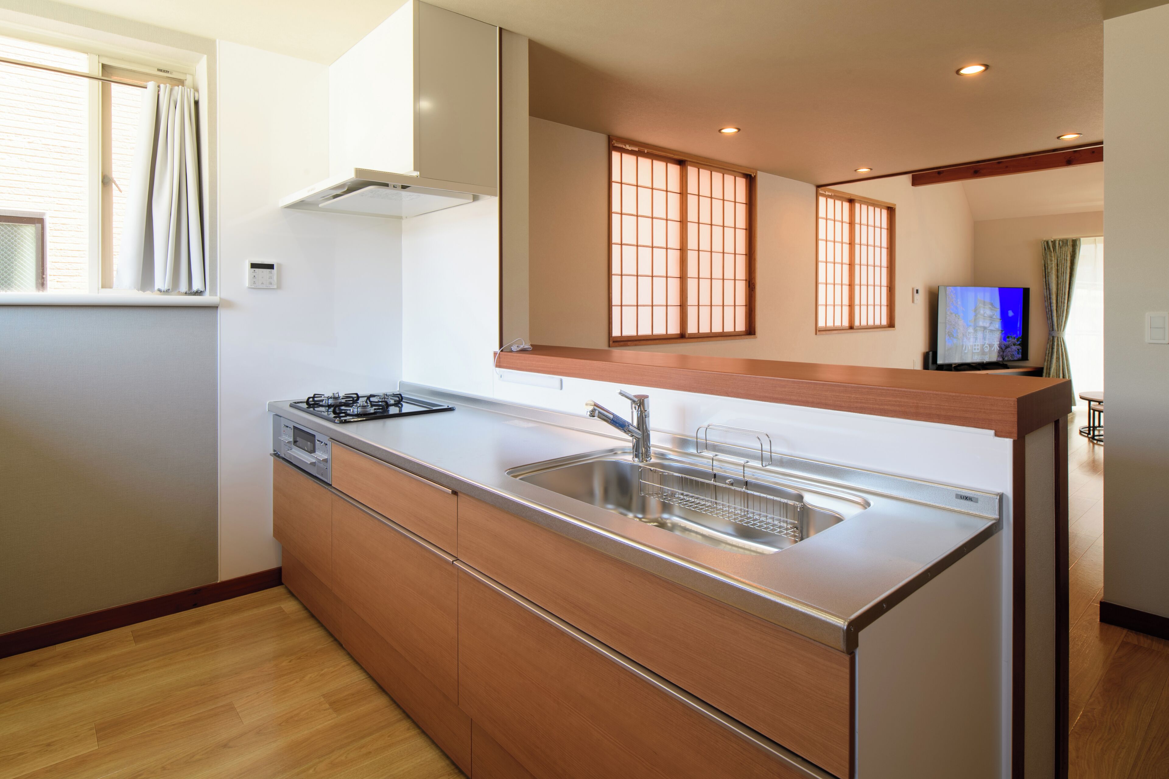 基础联排别墅, 阳台 | 私人厨房