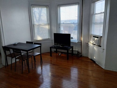 Cozy private bedroom with shared bathroom in charming Yonkers with AC