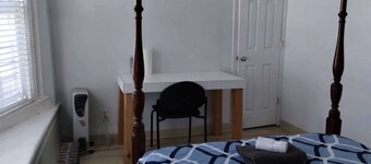 Cozy private bedroom with shared bathroom in charming Yonkers with AC