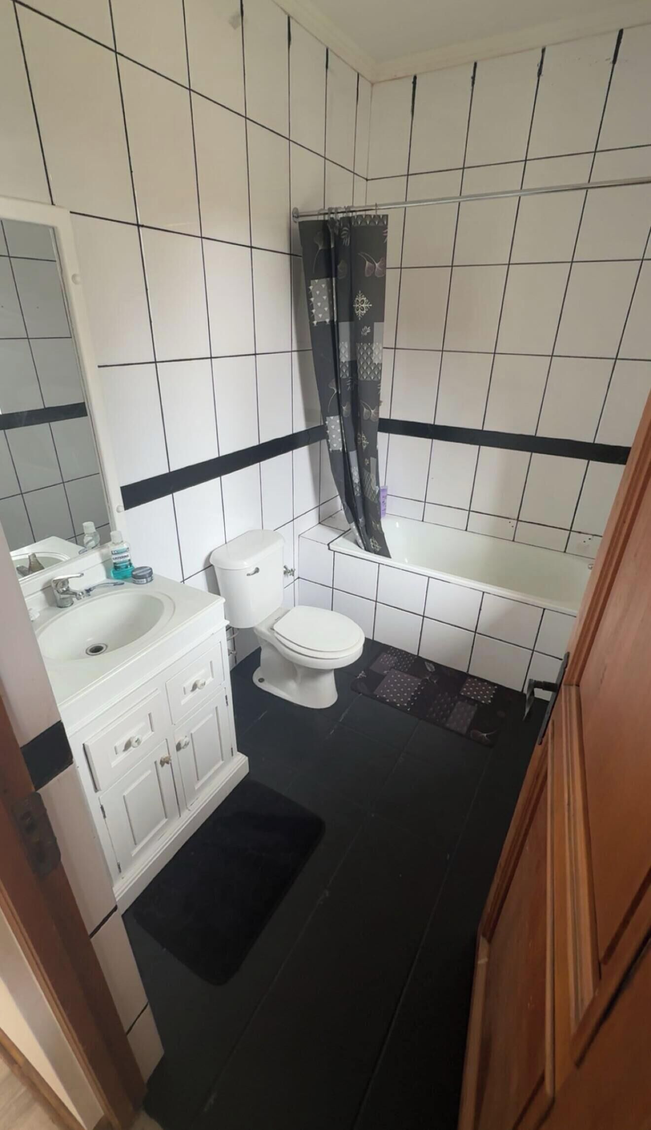 Douche, baignoire à jets, sèche-cheveux, bidet