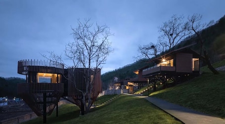 Detalle exterior. Country Retreats Shaanxi Foping