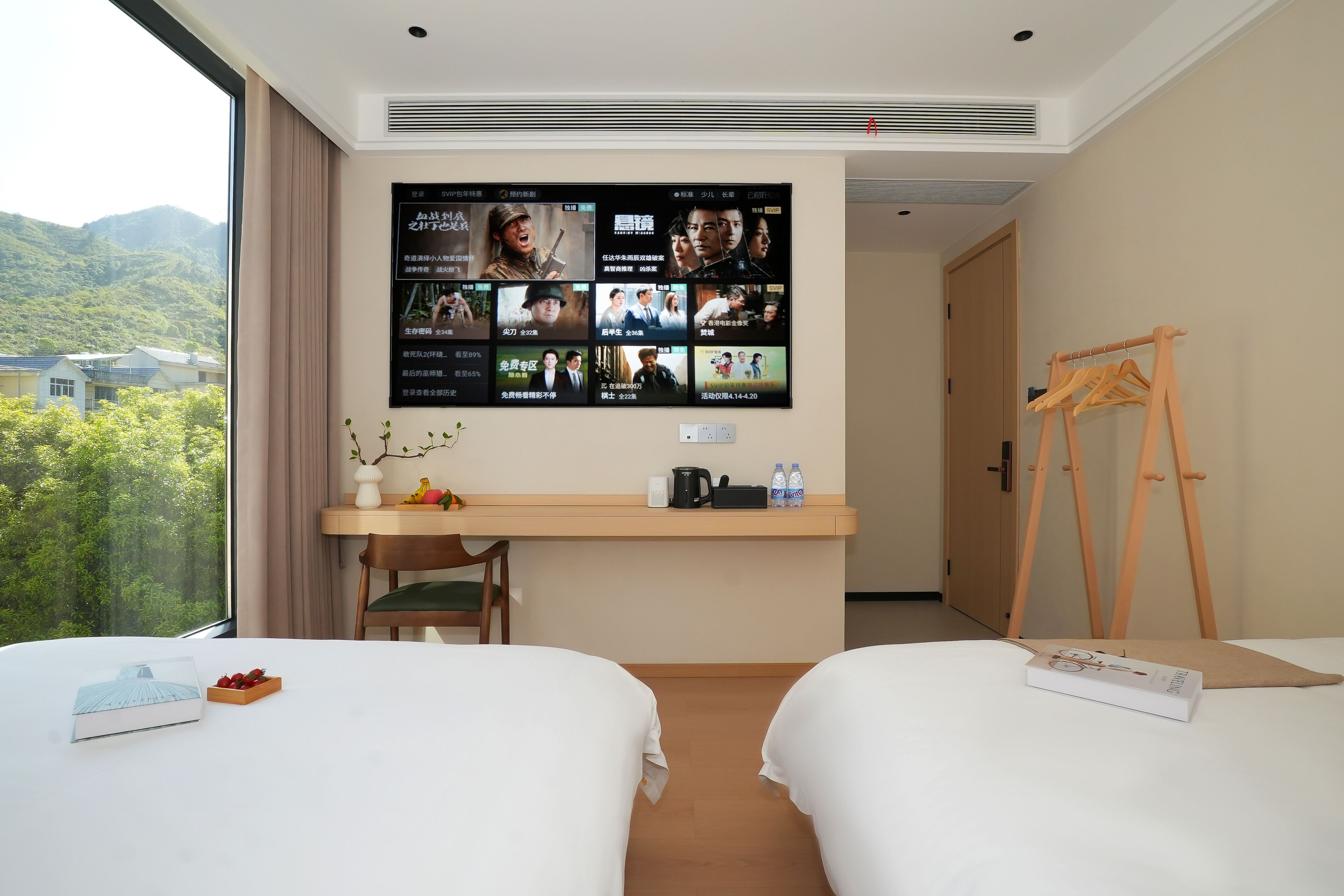 Deluxe Double or Twin Room, Hill View | Premium bedding, down comforters, individually decorated