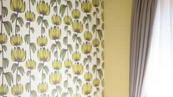 Blackout drapes, iron/ironing board, free WiFi, bed sheets