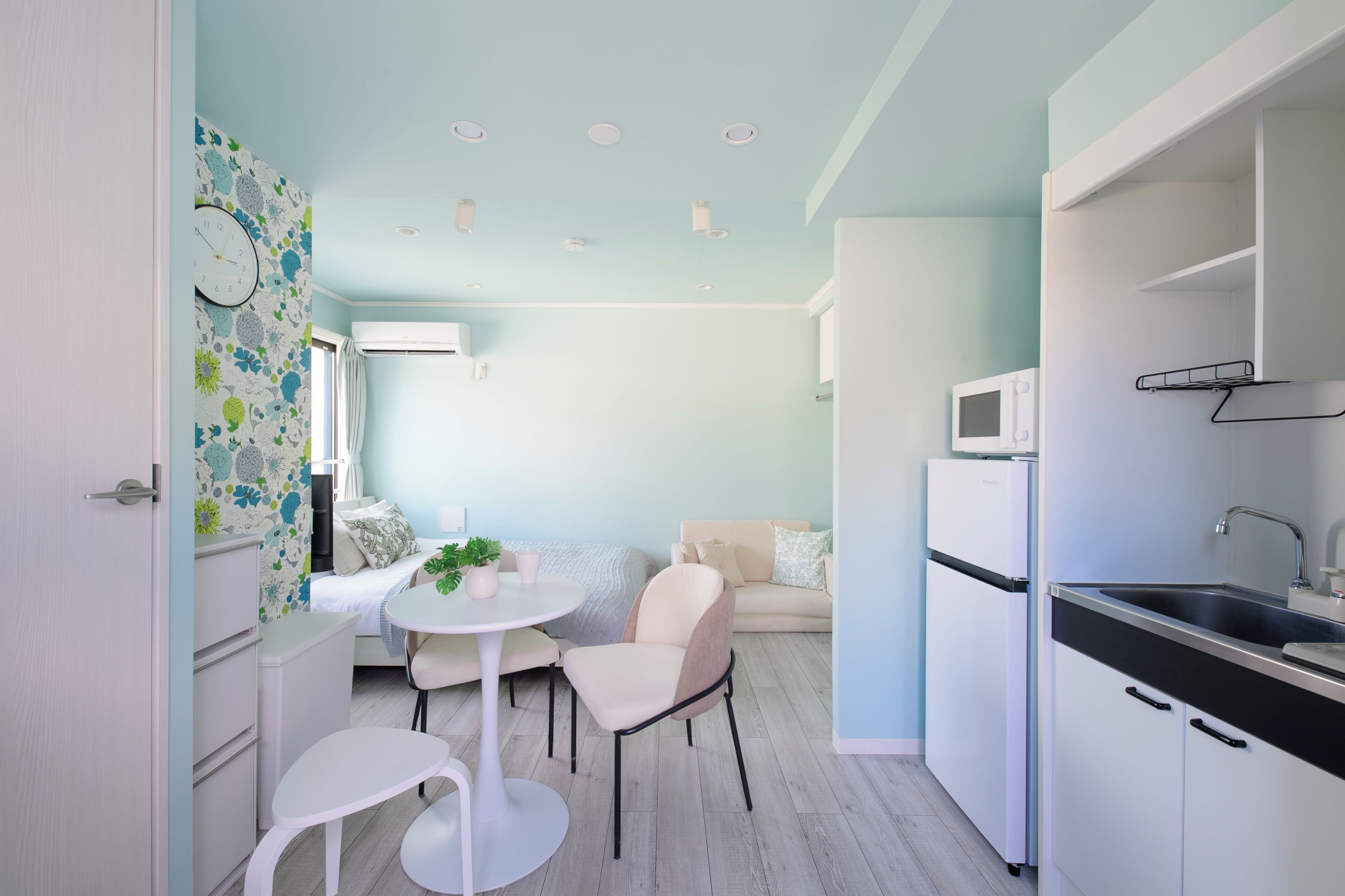 Blackout curtains, iron/ironing board, free WiFi, bed sheets