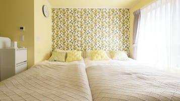 Basic Double or Twin Room, Non Smoking, City View | Blackout drapes, iron/ironing board, free WiFi, bed sheets