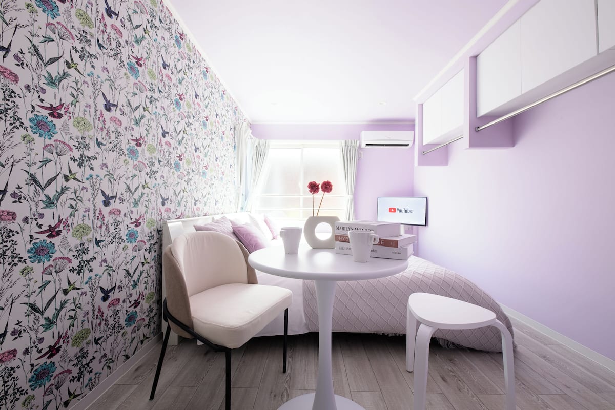 Blackout curtains, iron/ironing board, free WiFi, bed sheets