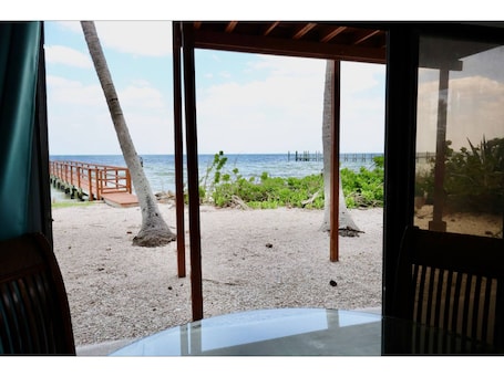 Interior. 2-bedroom ground floor unit just steps from the gulf with a small private beach